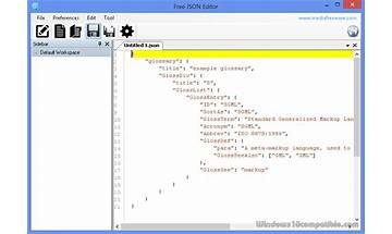 JSON XML Editor for Windows - Download it from Habererciyes for free